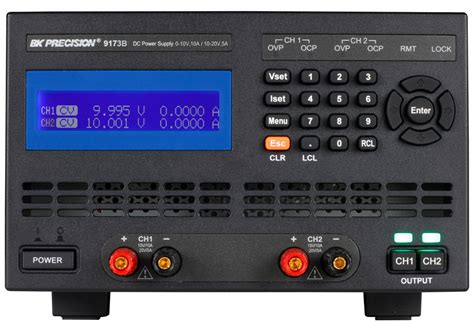 BK Precision 9173B 200W 10V 10A 20V 5A Dual Channel Programmable DC