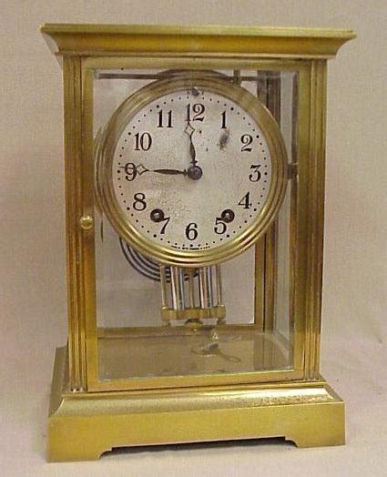 Seth Thomas Brass And Glass Carriage Style Clockantique Clocks Price