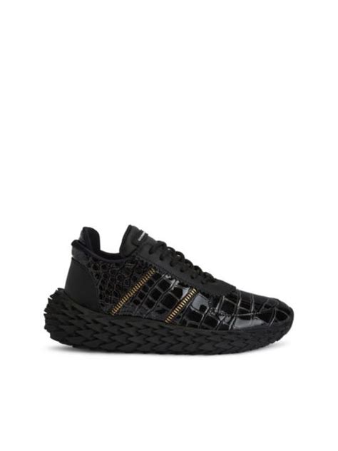 Giuseppe Zanotti Urchin Crocodile Effect Sneakers Reversible