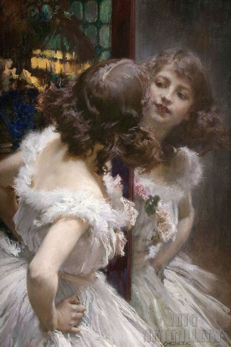 Francisco Pradilla Ortiz Bailarina En El Dia De Su Debut 1918 Canvas