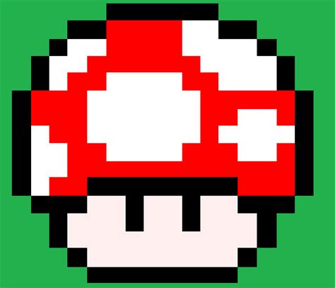 Pixel Art Mario Mushroom By Hack Girl On Deviantart