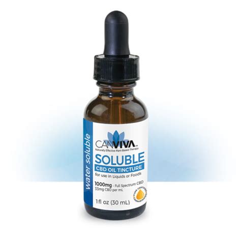 500 Mg Water Soluble CBD Tincture CANVIVA