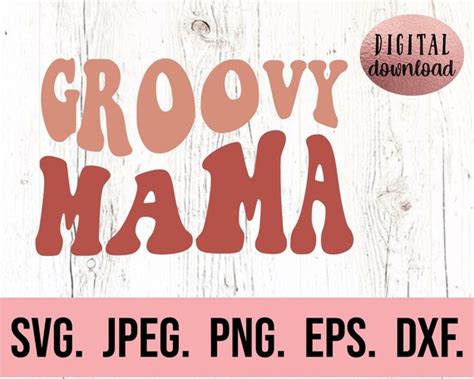 Groovy Mama Svg First Birthday Svg 1st Birthday Mom Etsy