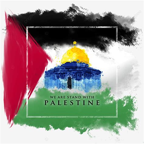 Al Aqsa Mosque Png Image We Are Stand With Palestine Flag And Al Aqsa