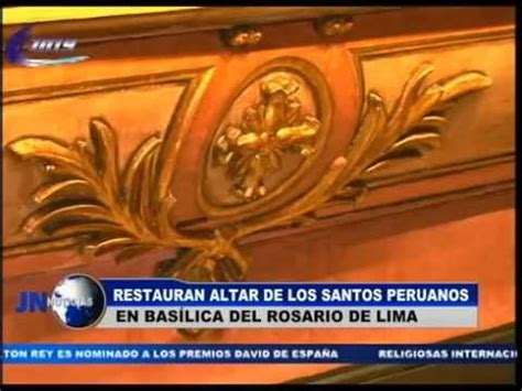 230616 Restauran altar de los santos peruanos en la Basílica del