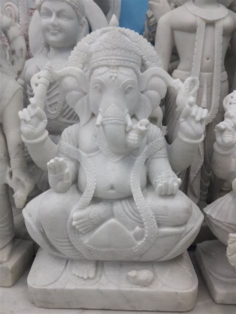 White Marble Ganesh Statue At Rs Marble Ganesh Statue In Jaipur