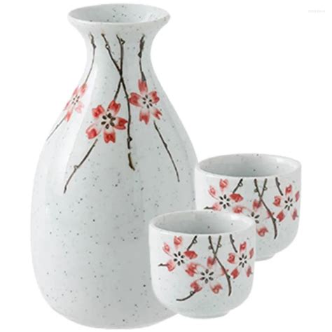 Wine Glasses Warmer Kettle Saki Pot Retro Bottle Japanese Cup Sake Traditional Ceramic Tea Cups