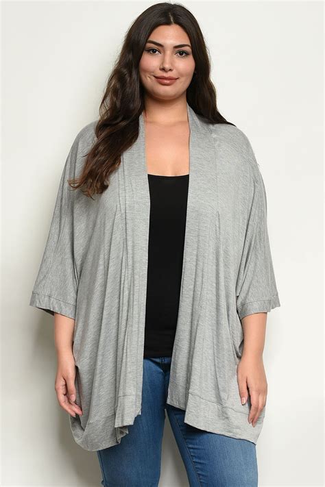 Womens Plus Size Cardigan 2xl 3xl Black In 2021 Plus Size