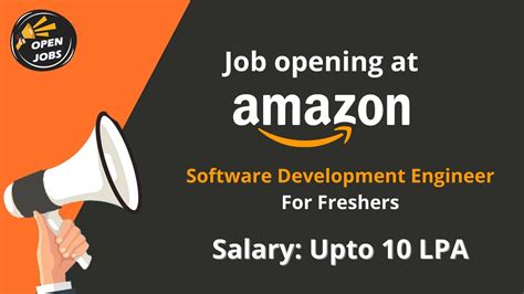 Amazon Hiring Freshers For Software Development Engineer Position