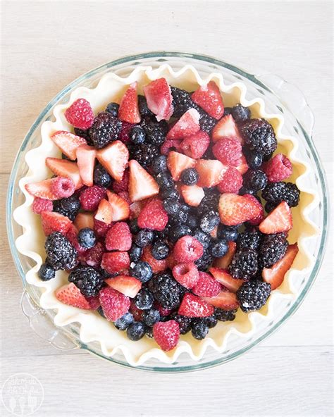 Berry Custard Pie - Berries and Cream Pie – Like Mother, Like Daughter