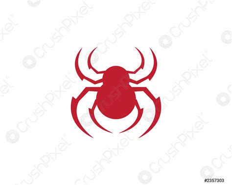 spider symbol illustration stock vector  crushpixel
