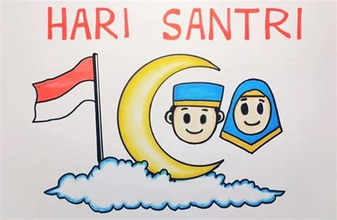 11 Contoh Poster Hari Santri Nasional Yang Mudah Broonet Images And