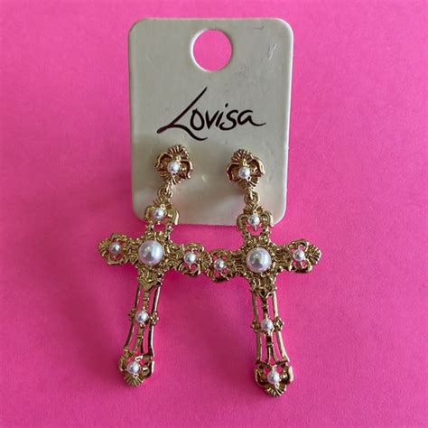 Lovisa Jewelry Lovisa Cross Dangle Earring New Poshmark