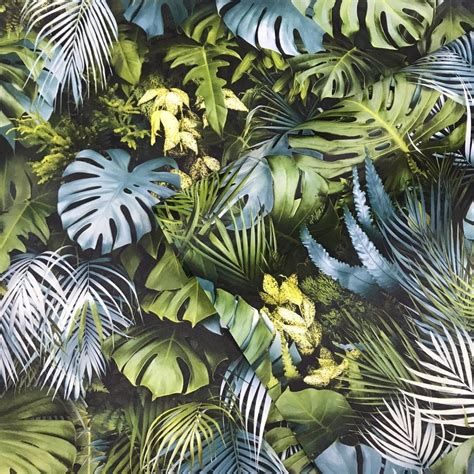 Sample AS Creation 3D Effect Tropical Tree Palm Leaf Wallpaper Vinyl