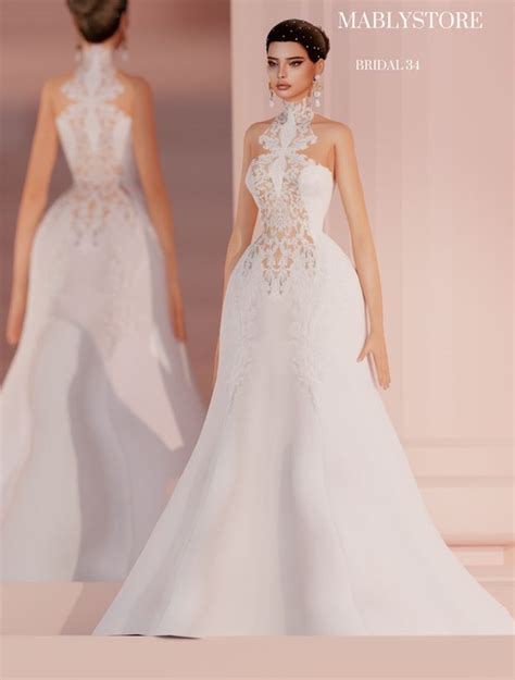 Bridal 34 Mably Store Sims 4 Wedding Dress Amazing Wedding Dress