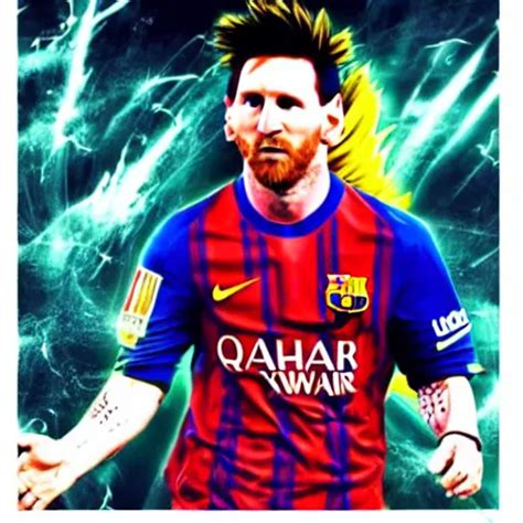 Photograph Of Super Saiyan Lionel Messi Stable Diffusion Openart