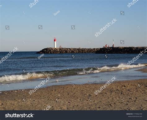 Nude Beach View Cap D Agde стоковая фотография редактировать 1779966749