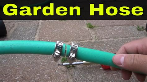 How To Fix A Broken Garden Hose Tutorial For A Hole Or Cut In Hose