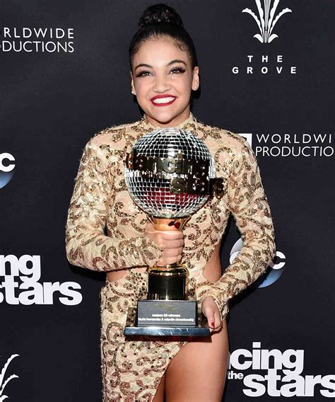 Laurie Hernandez Compares DWTS Trophy to Olympic Gold