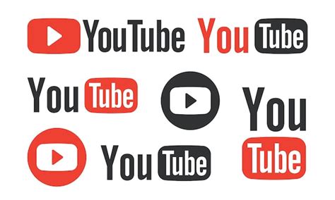 Premium Vector Youtube Symbol Youtube Sign Youtube Icon Flat Design Style