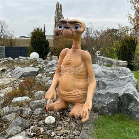 Deko E T der Außerirdische 85 cm Werbe Figur Kino Film USA Garten