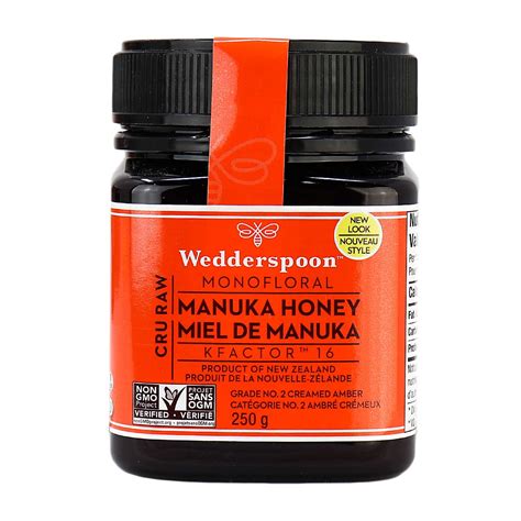 Wedderspoon Cru Raw Monofloral Manuka Honey KFactor 16 In Canada