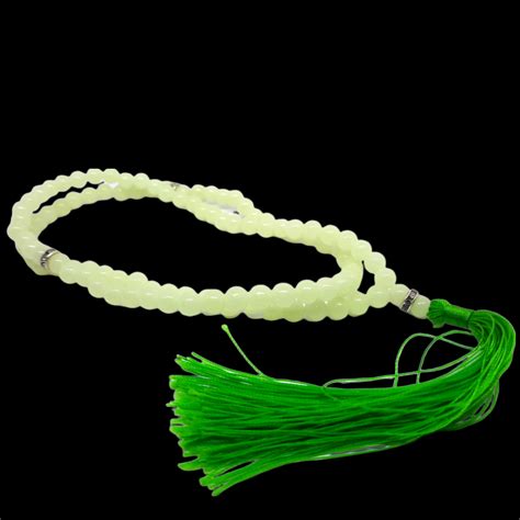 Tasbih Batu Fosfor Asli Menyala Dalam Gelap Mm Butir Original