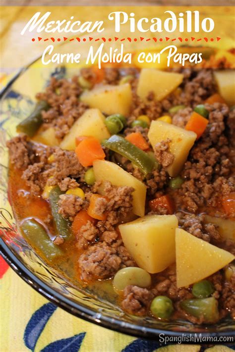 Mexican Picadillo Mexican Food Recipes Authentic Mexican Food