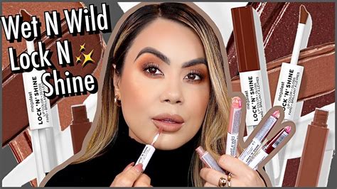 Wet N Wild Megalast Lock N Shine Lip Color Gloss Review Youtube