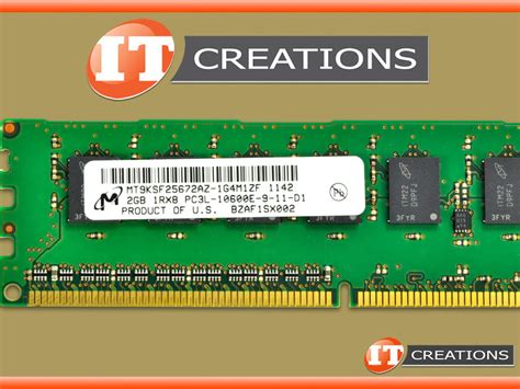 MT9KSF25672AZ-1G4M1ZF MICRON 2GB PC3L-10600E DDR3-1333 UNBUFFERED ECC ...
