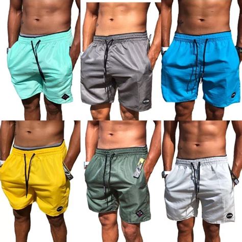 Short Tactel Masculino Kit Revenda Atacado Shorts Mauricinho