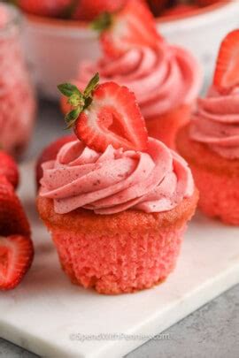 Strawberry Cupcakes Spend With Pennies