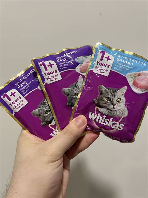 Whiskas Pouch Adult Cat Wet Food Mackerel Ocean Fish G X