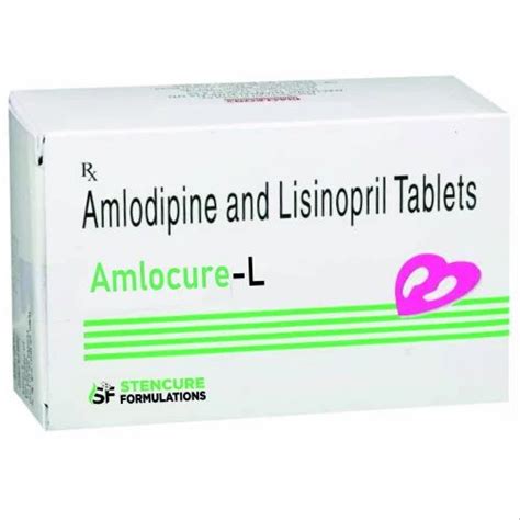 Amlodipine And Lisinopril Tablet At Rs Box Pharmaceutical Tablets