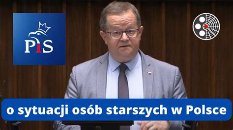 W Adys Aw Kurowski O Sytuacji Os B Starszych W Polsce Youtube