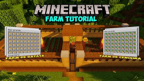 ⚒️farm De Cenoura🥕 E Batata🥔100 Automática No Minecraft 1 19 1 20