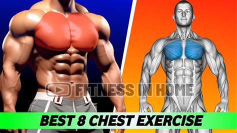 Best 8 Chest Exercises Build Workout Home Chest Exercise Fitness In Home Youtube