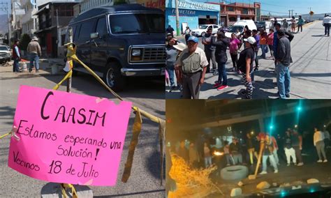 Tres Bloqueos Por El Desabasto De Agua En Zona Pachuca Somos Hidalgo