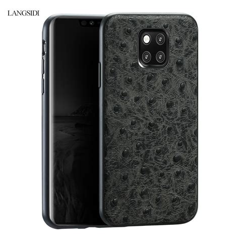 Funda De Cuero Genuino Para Huawei Mate 20 Lite Carcasa De Lujo P20