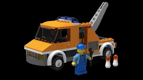 Lego City Tow Truck 7638 Speed Build Youtube