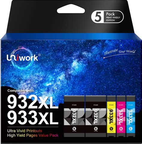 Uniwork Xl Xl Multipack Cartucce D Inchiostro Sostituzione Per Hp