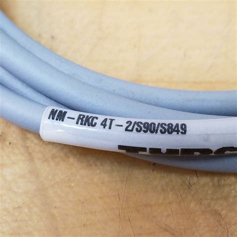 Turck NM RKC 4T 2 S90 S849 Cable 5 Pin Female To Bare Wire USED EBay