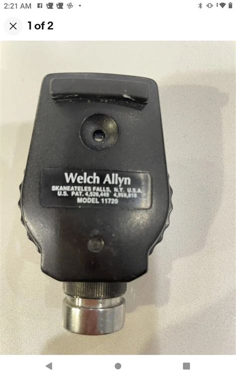 Welch Allyn 11710 3 5v Halogen Standard Ophthalmoscope 732094089493 Ebay