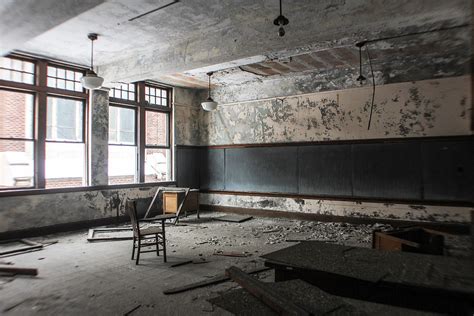 Abandoned School in Detroit Photograph by John McGraw - Pixels