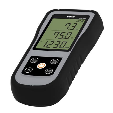 Hm Digital Hm Hydromaster Portable Ec Tds Ph Temp Monitor Monitor