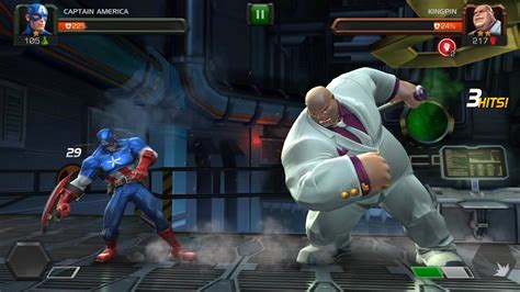 Captain America Vs Kingpin Marvel Contest Of Champions Big Fight Youtube