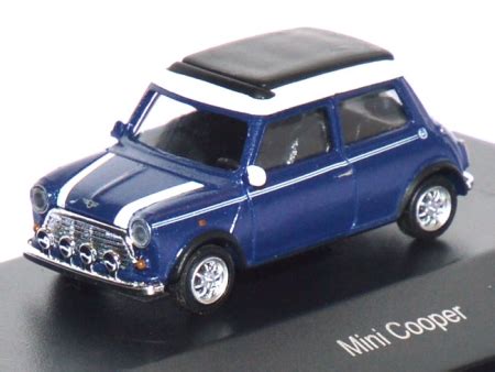 1zu87 eu Shop für gebrauchte Modellautos Mini Cooper blau