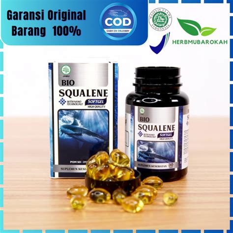 Bio Squalene Sofgel Minyak Hati Ikan Hiu Omega Fish Oil