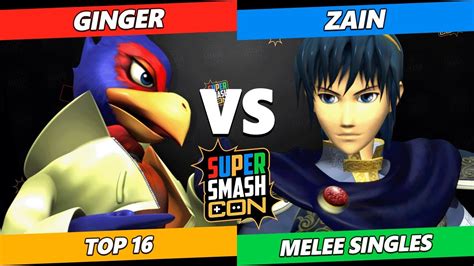 Ssc Ginger Falco Vs Zain Marth Smash Melee Tournament Youtube