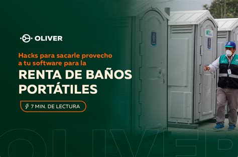 El mejor software para renta de baños portátiles - Oliver